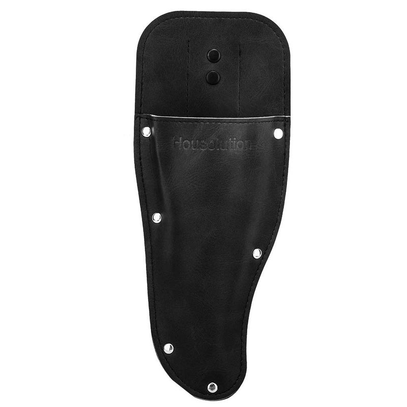 Housolution Garden Pruner Sheath, Pruner Holster, Premium PU Leather Holster Protective Case Cover Scabbard for Gardening Pruning Shears Scissor - Black - Image 1